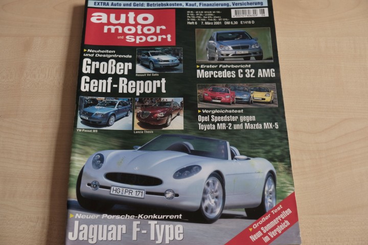 Deckblatt Auto Motor und Sport (06/2001)